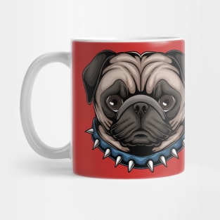 sad pug Mug